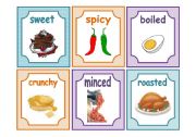 Adjectives to Describe Food (1/3) - Flashcards