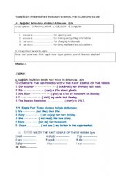 English Worksheet: 7th grade 2nd exam for myenglish