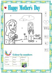 English Worksheet: HAPPY MOTHERS DAY