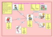 English Worksheet: Basic Personal Information Fou Young Learners 