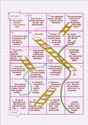 English Worksheet: Snakes and ladders n 2  : Word formation