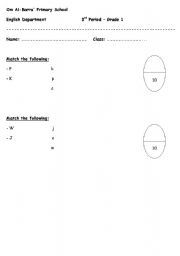 English worksheet: Match