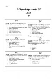 English worksheet: conversation