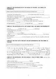 English Worksheet: mix exercises grammar