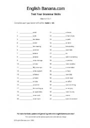 English Worksheet: make or do 1