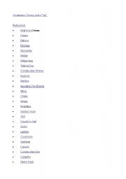 English worksheet: Vocabulary for Film 