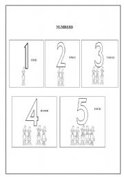 English worksheet: NUMBERS