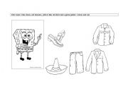 English worksheet: BOB CLOTHES