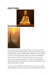 English Worksheet: BUDDHA