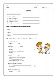 English Worksheet: Greetings/Leave Takings/Introductions