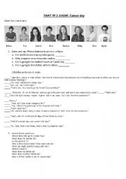 English Worksheet: That 70s show - Career Day