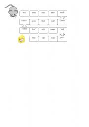 English Worksheet: Plural Nouns