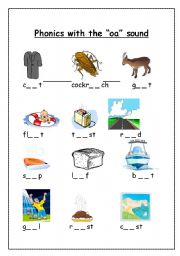 English Worksheet: Phonics with the 