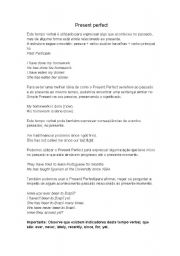 English Worksheet: Present Perfect
