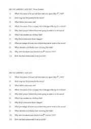 English Worksheet: Moon Landing: a Hoax?