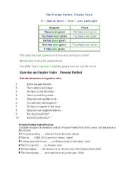 English Worksheet: Present Perfect Passive