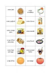 English Worksheet: BREAKFAST DOMINO Part 2