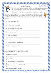 English Worksheet: Mr and Mrs Newton