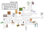 English Worksheet: Furniture