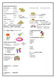 worksheet for elementary- level Ss