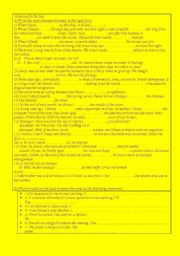 English Worksheet: revision for the bac exam