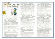 English Worksheet: The Last Leaf by OHenry