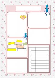 English worksheet: PINK Template