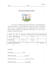 English worksheet: info gap activity ( movie)