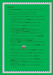 English worksheet: The Wednesday Surpriese - activity worksheet