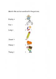 English worksheet: Action Words