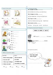 English Worksheet: Exam for the 4th graders (2)