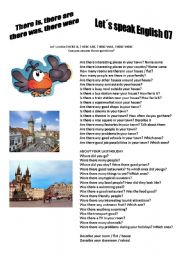 English Worksheet: Revision series 07 - There is there are there was there were