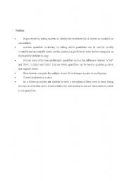 English Worksheet: countable and uncountable nouns