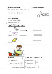 English Worksheet: test for listening skill,writing and discussing