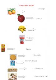 English worksheet: Food and drink