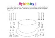 English Worksheet: Birthday