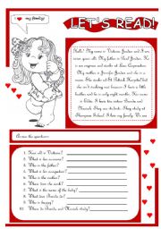 English Worksheet: Lets read!