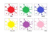 English Worksheet: Colors Flashcards