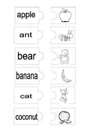 English Worksheet: puzzle alphabet