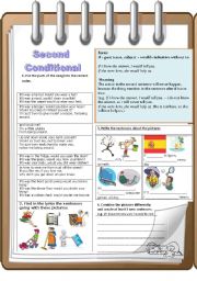 English Worksheet: Second Conditional-communicative approach