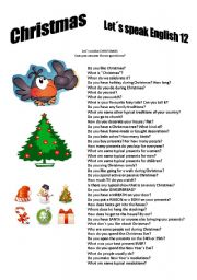 English Worksheet: Revision series 12 - Christmas