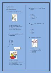 English worksheet: multiple choice various topics 3