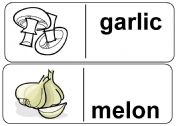 English Worksheet: food domino 2nd part