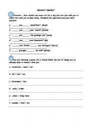 English Worksheet: present perfect