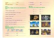 Shrek Video Activity