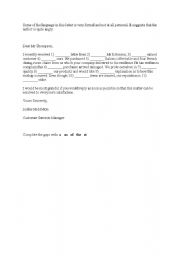English Worksheet: Formal Email Exercise