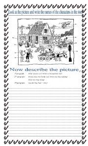 English Worksheet: Creative writing