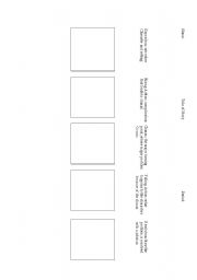 English Worksheet: Plot Comic Strip