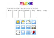 English Worksheet: Weather