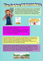 English Worksheet: INTERESTING STORY - PART 1